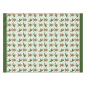 Gingerbrood Mannen en Holly Pattern Green Tafelkleed (Voorkant (Horizontaal))