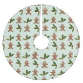 Gingerbrood Mannen en Holly Pattern Kerstboom Rok (Voorkant)