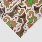 Gingerbrood Mannen Tissuepapier (Detail)