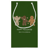 Gingerbrood Manusay Holiday Gift Bag Klein Cadeauzakje (Achterkant)