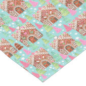 Gingerbrood met een knuppel korte tafelloper (Hoek)