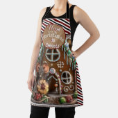 Gingerbrood met kerstmis schort (Insitu)