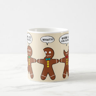Gingerbrood Mijn been Hurts Humor Koffiemok