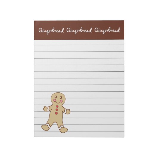 Gingerbrood Notitieblok (Gedraaid)