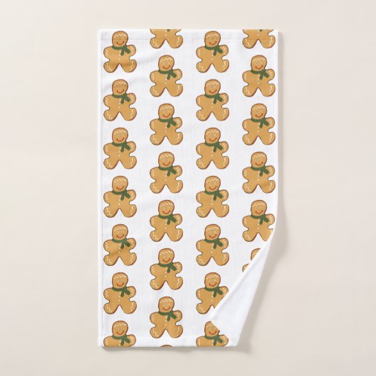 Gingerbrood Peronpatroonkeukenset Bad Handdoek (Handdoek)