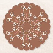 Gingerbrood Snowflake Onderzetters (Voorkant)