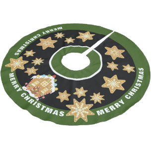 Gingerbrood Snowflakes Merry Kerstry Kerstboom Rok