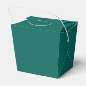 Gingerbrood Star en Snowflakes Blauwgroen Bedankdoosjes (Achterkant)