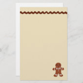 Gingerbrood Stationery Briefpapier (Voorkant / Achterkant)
