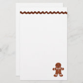 Gingerbrood Stationery Briefpapier (Voorkant / Achterkant)