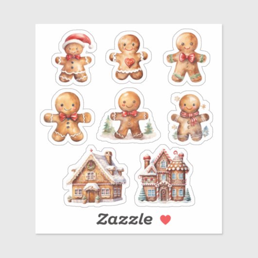 Gingerbrood Sticker (Vel)
