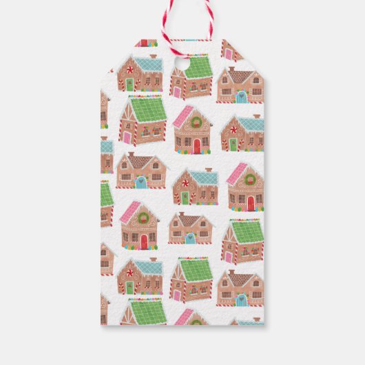 Gingerbrood Street Cadeaulabel (Achterkant)