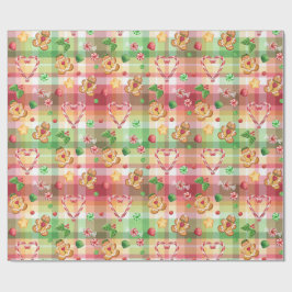 Gingerbrood Sweeties Plaid Cadeaupapier