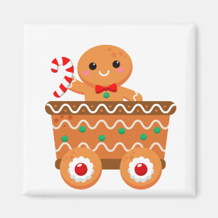 GingerBrood Train Magneet