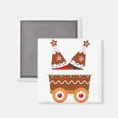GingerBrood Train Magneet (Voorkant / Achterkant)