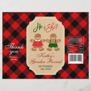 Gingerbrood Vakanestische kersttas Flyer