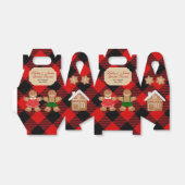 Gingerbrood Vakantie Bedankdoosjes (Uitgevouwen)