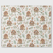 Gingerbrood Vakkelpapier Cadeaupapier (Vlak)