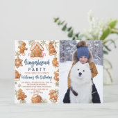 Gingerbrood Versiering Vakdag Foto Kaart (Staand voorkant)