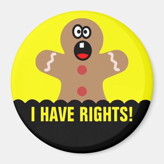 Gingerbrood voor de beste kerstgasten magneet (Voorkant)