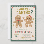 Gingerbrood Wat is het kerstcadeautje? Kaart (Voorkant)