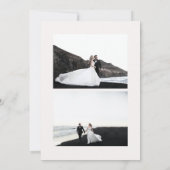 Gingerbrood Waterverf Moderne kerstfotokaart Kaart (Achterkant)