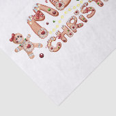 Gingerbrood Waterverf Winterkerst Tissuepapier (Detail)