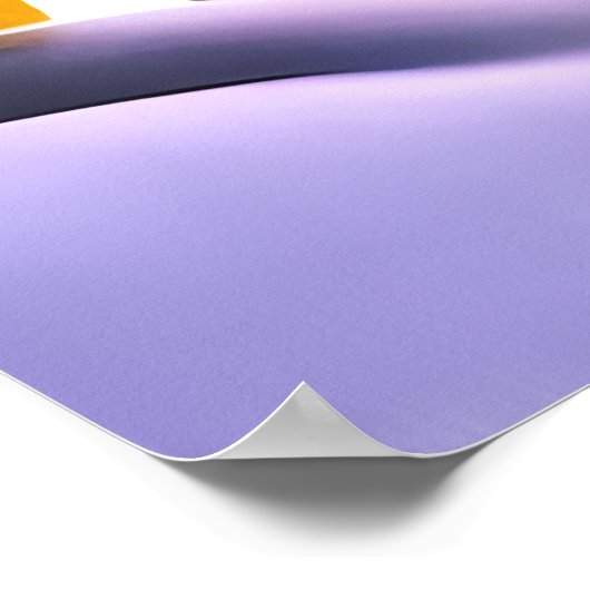 Gingerbrood wintersneeuw | AI Art Poster (Hoek)