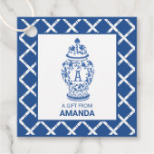 GingerJar & Bamboe | Monogram A | Bedankjes Labels (Voorkant)