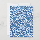 GingerJar Chinoiserie | Monogram T | Note-Kaart Kaart (Achterkant)