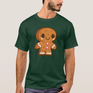 Gingerman animated cartoon illustration t-shirt