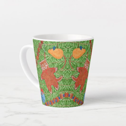 GINGERPREAD KITTE Latte Mug (Angle gauche)