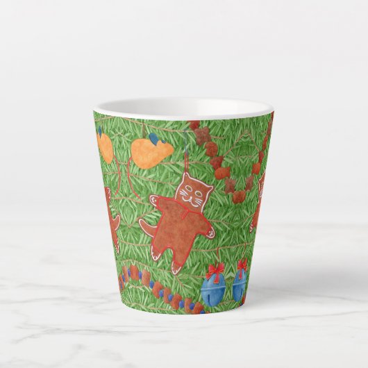 GINGERPREAD KITTE Latte Mug (Devant)