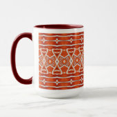 GINGERPREAD Tall Maroon Combo Mug (Gauche)