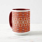 GINGERPREAD Tall Maroon Combo Mug (Devant gauche)