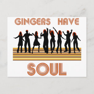 Gingers hebben Souls Train Briefkaart