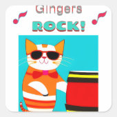 Gingers Rock ! Autocollant (Devant)