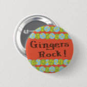 "Gingers Rock !" Badge (Devant & derrière)