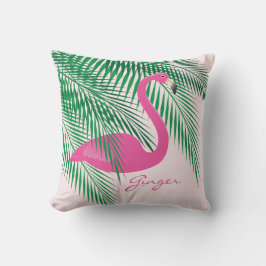 Ginger's roze Flamingo Pillow Kussen