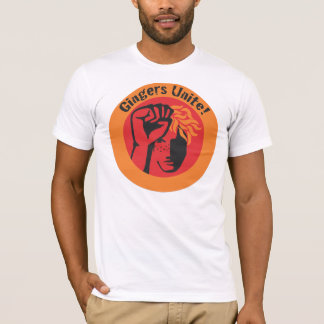 Gingers verenigen! t-shirt