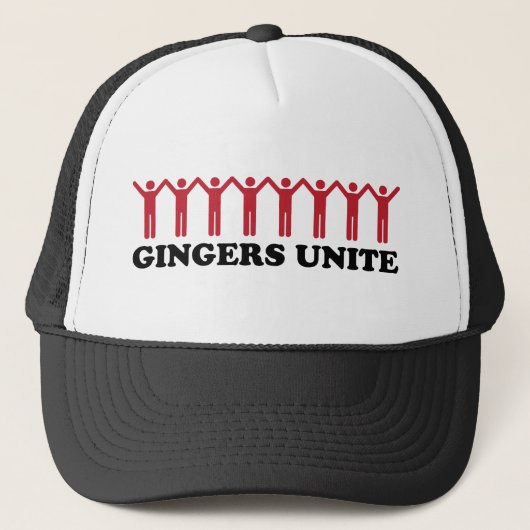 Gingers verenigen trucker pet (Voorkant)