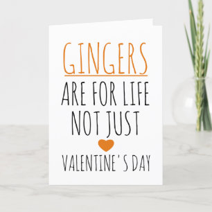 Gingers zijn voor het leven en niet alleen Valenti Kaart