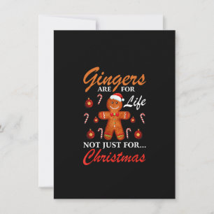 Gingers zijn voor het leven niet alleen voor kerst kaart