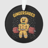 Gingersher Funny Gingerbread Homme Gym Bodybuildin (devant)