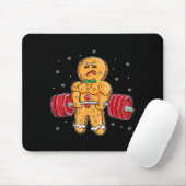 Gingershred Funny Gingerbread Man Gym Bodybuilding Muismat (Met muis)