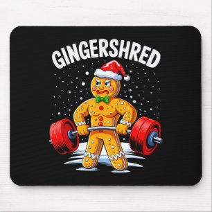 Gingershred Grappige Gemberkoek Man Gym Lichaamstr Muismat