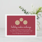 Gingersnap Holiday Cookie Exchange Invitation (Debout devant)