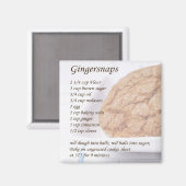 Gingersnaps Recept Magneet (Voorkant / Achterkant)