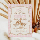 Gingham Ain't My First Rodeo Invitation