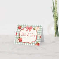 Gingham Apple van ons Eye Baby shower